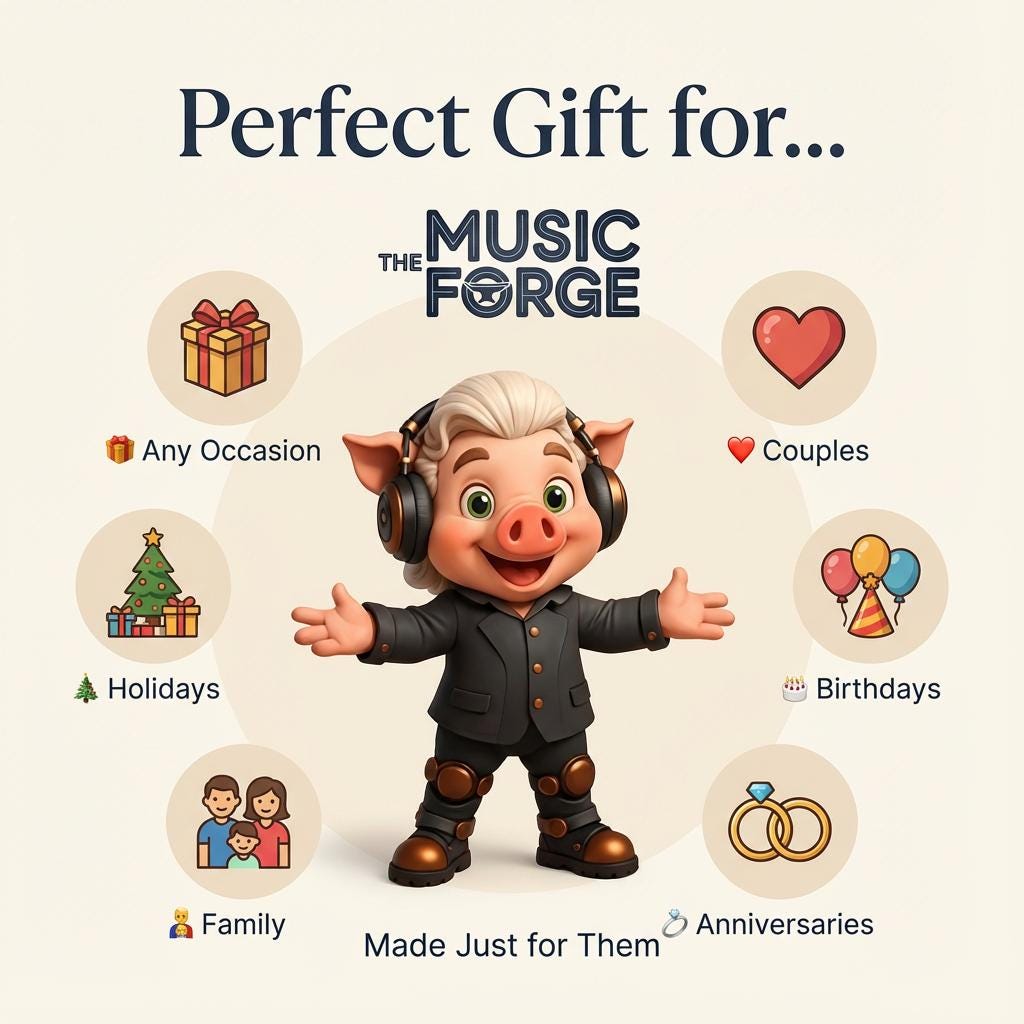 Any Occasion Personalized Song x2 | Custom Music Gift in 15+ Languages | Ludpig