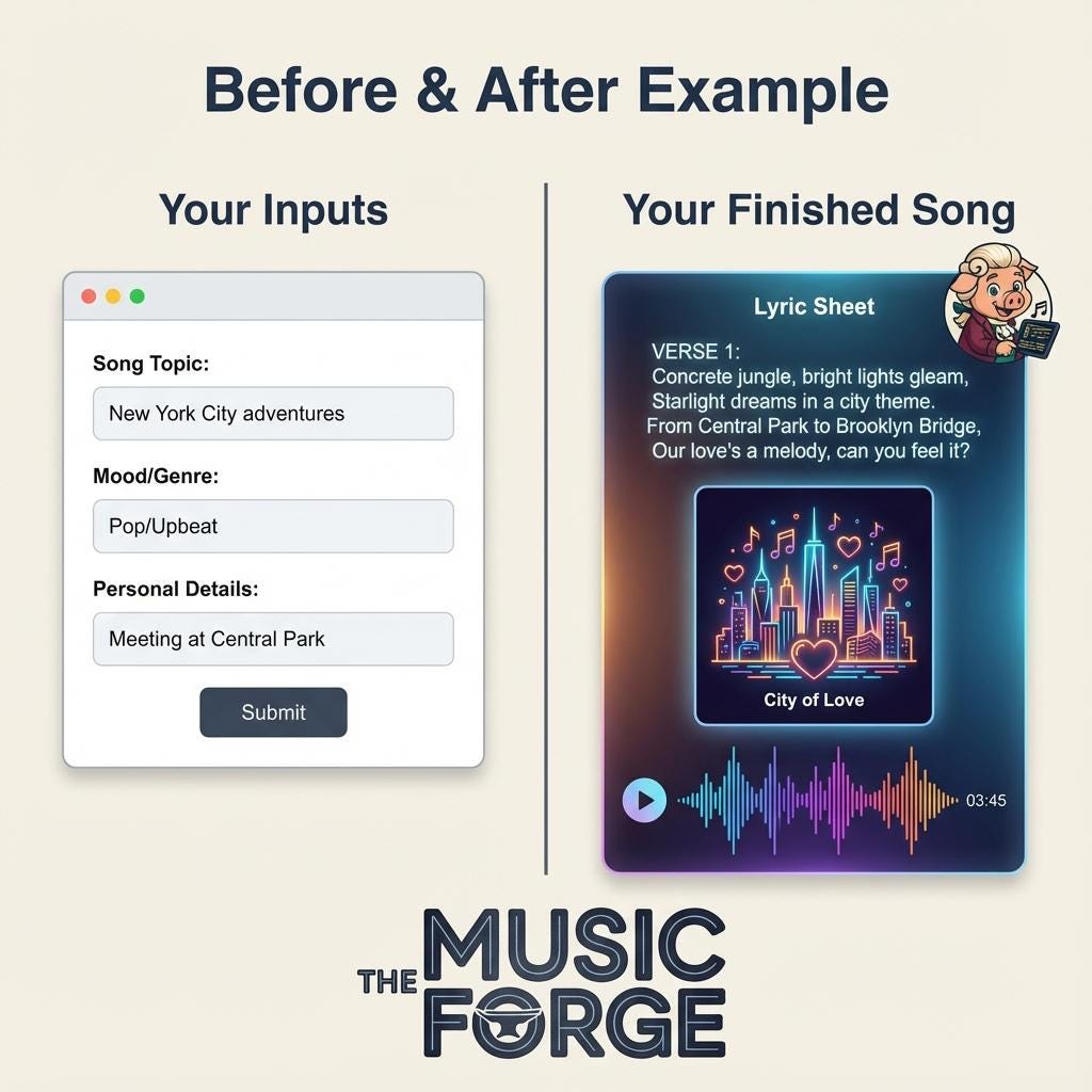 Any Occasion Personalized Song x2 | Custom Music Gift in 15+ Languages | Ludpig