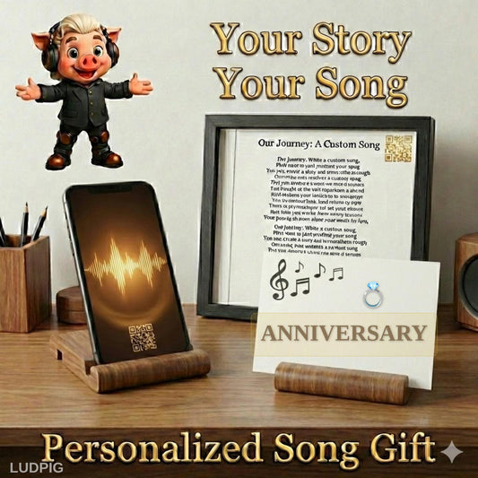 Anniversary Personalized Song x2 | Custom Music Gift in 15+ Languages | Ludpig